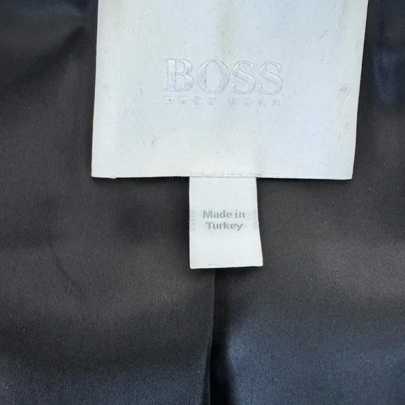 BOSS Black Women's Wool-Blend Stand Collar Coat, Size 0 - Picture 5 of 5